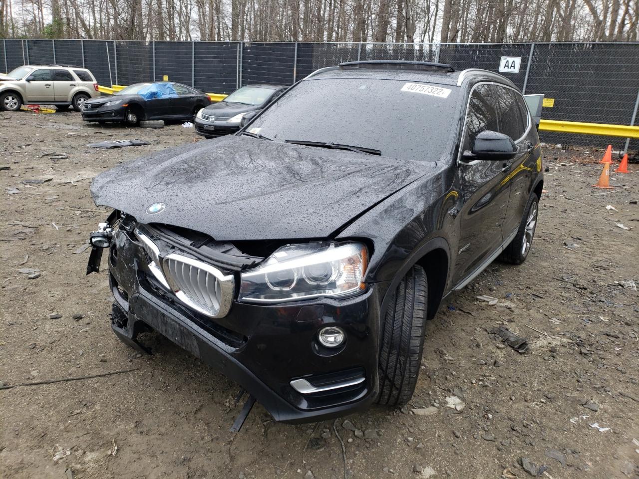 Photo 2 from auction – 2017 BMW X3 XDRIVE2 with VIN 5UXWX9C5XH0T01967