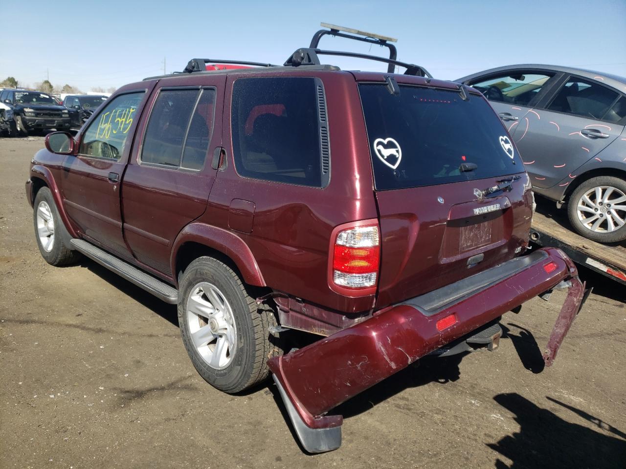 Photo 3 from auction – 2002 NISSAN PATHFINDER with VIN JN8DR09Y02W715560