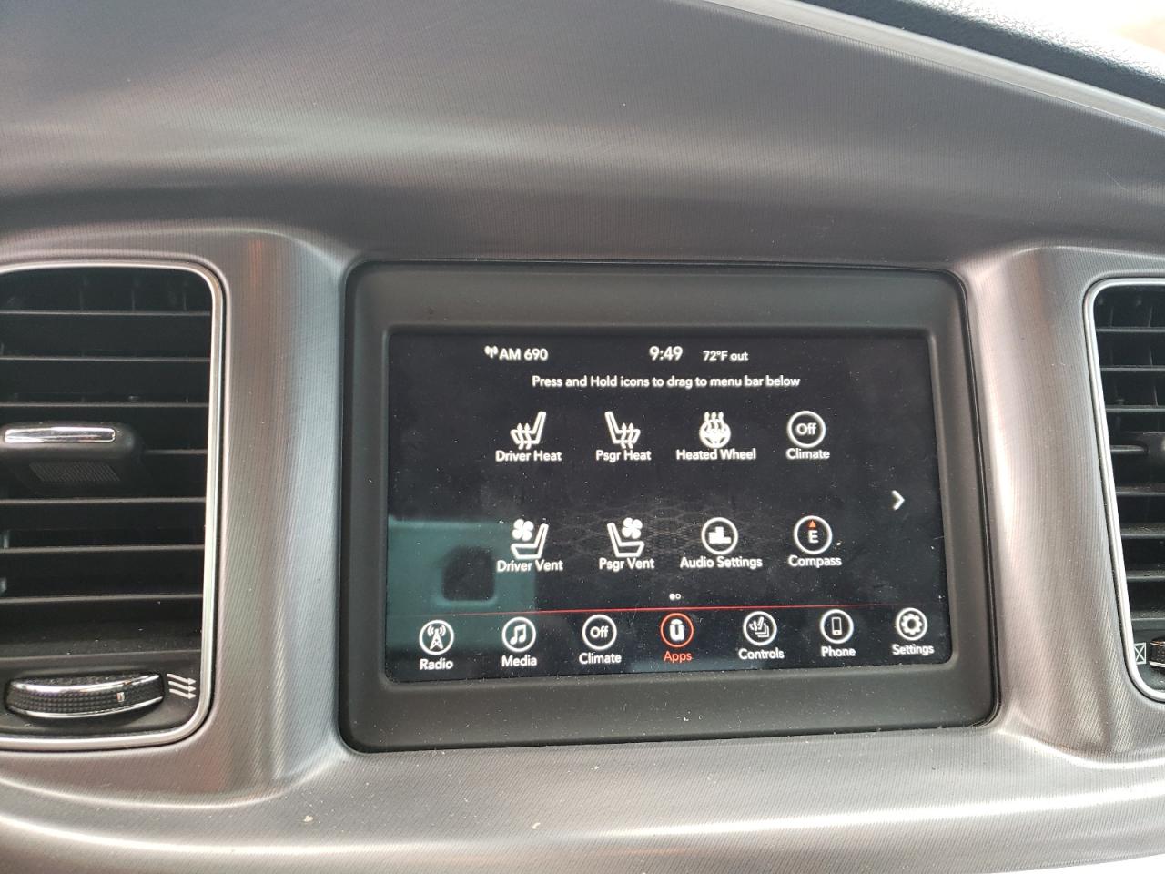 Photo 9 from auction – 2019 DODGE CHARGER SX with VIN 2C3CDXBGXKH760170