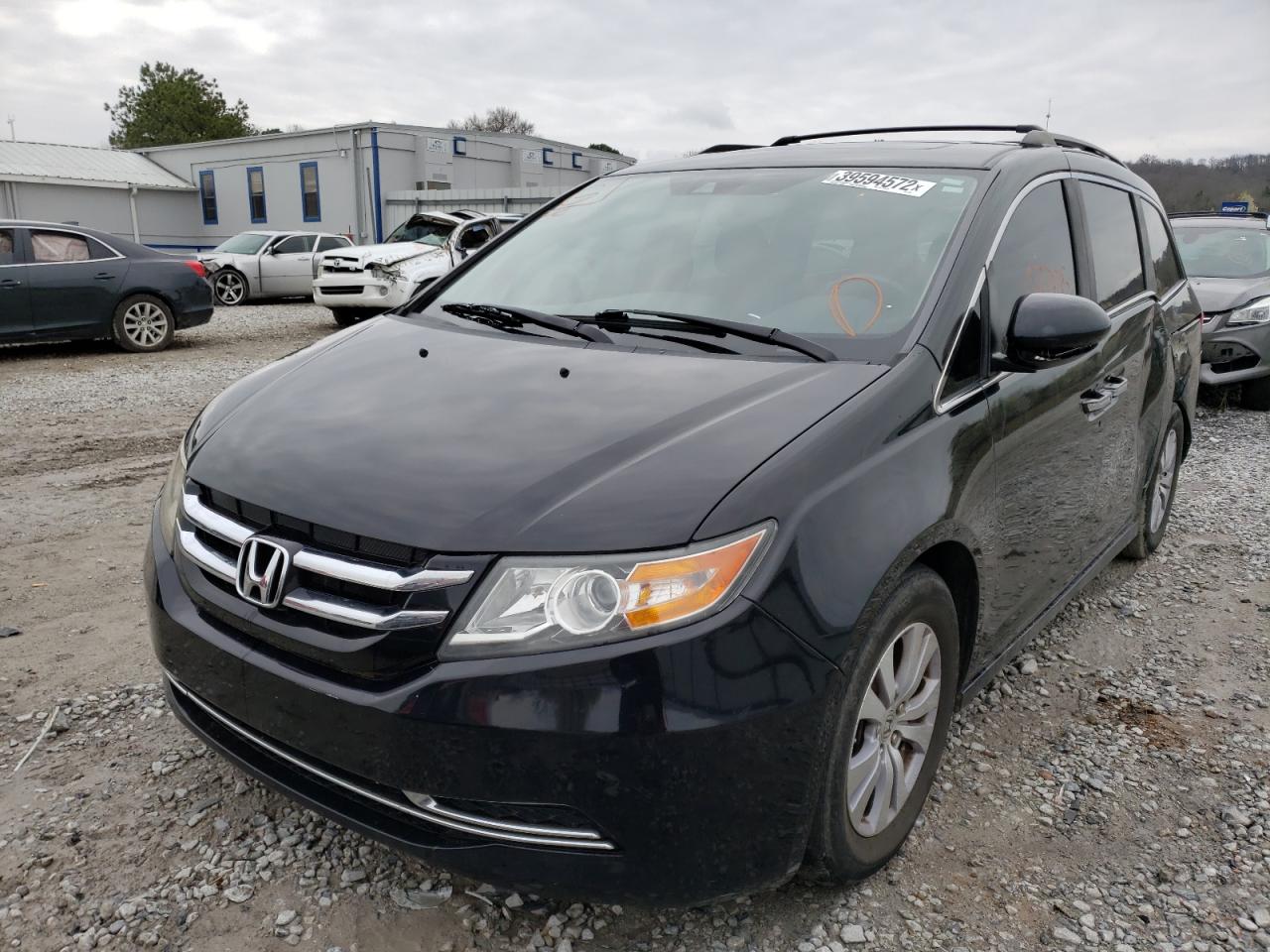 Photo 2 from auction – 2016 HONDA ODYSSEY EX with VIN 5FNRL5H69GB026001