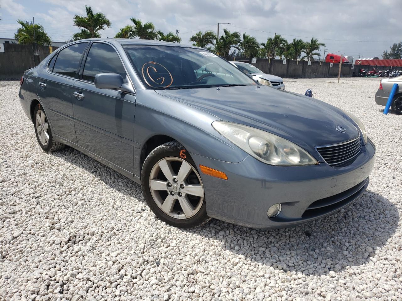 LEXUS ES 330 2005 with VIN JTHBA30G255116085 - Photo from auction