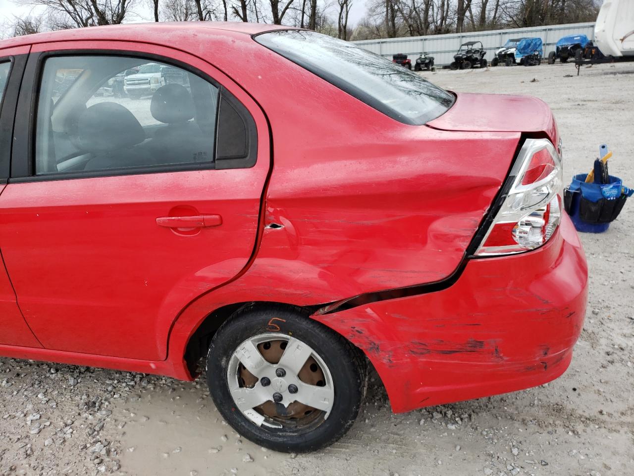 Photo 9 from auction – 2007 CHEVROLET AVEO BASE with VIN KL1TD56637B057177