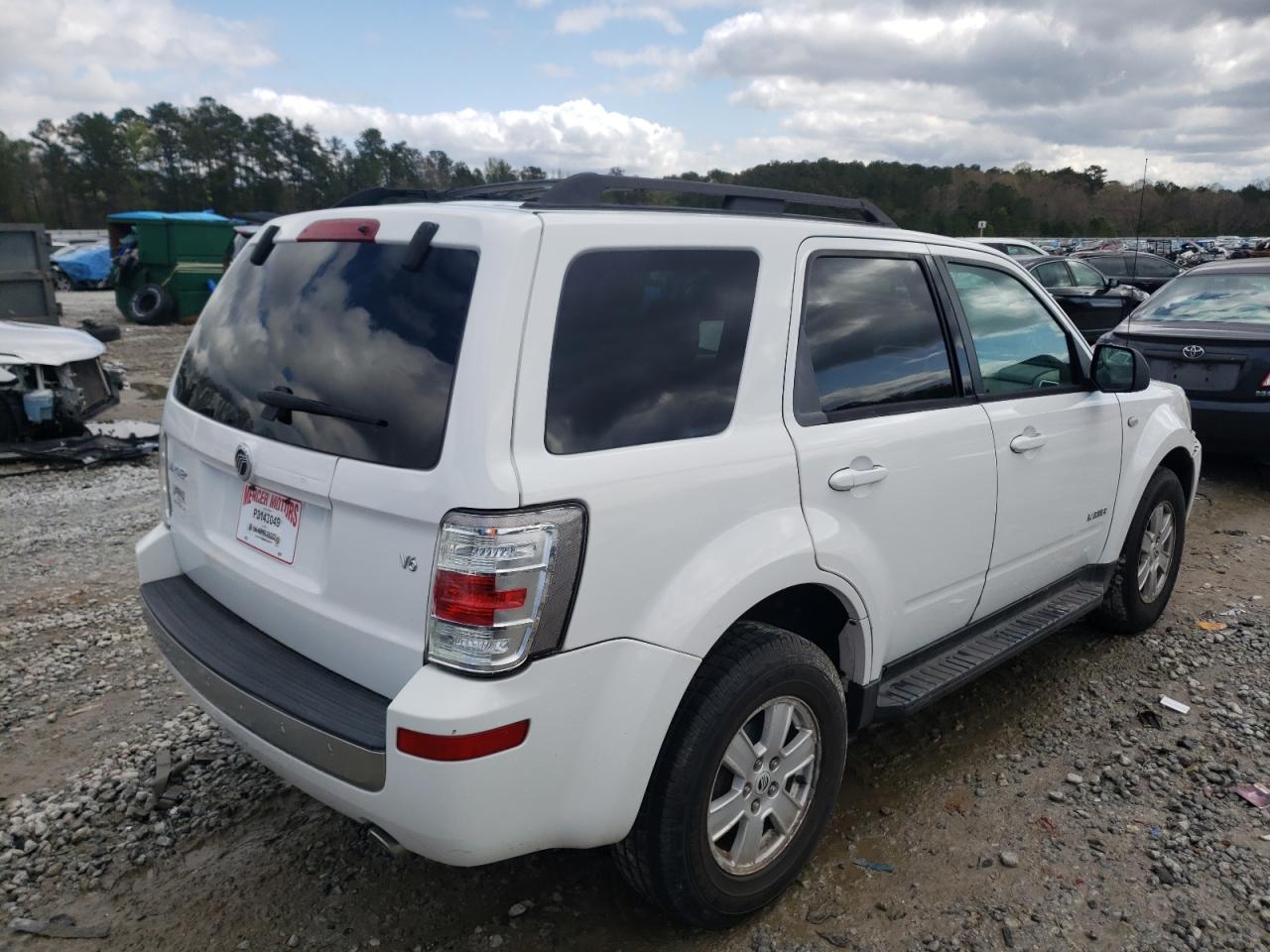 Photo 4 from auction – 2008 MERCURY MARINER with VIN 4M2CU81188KJ00543