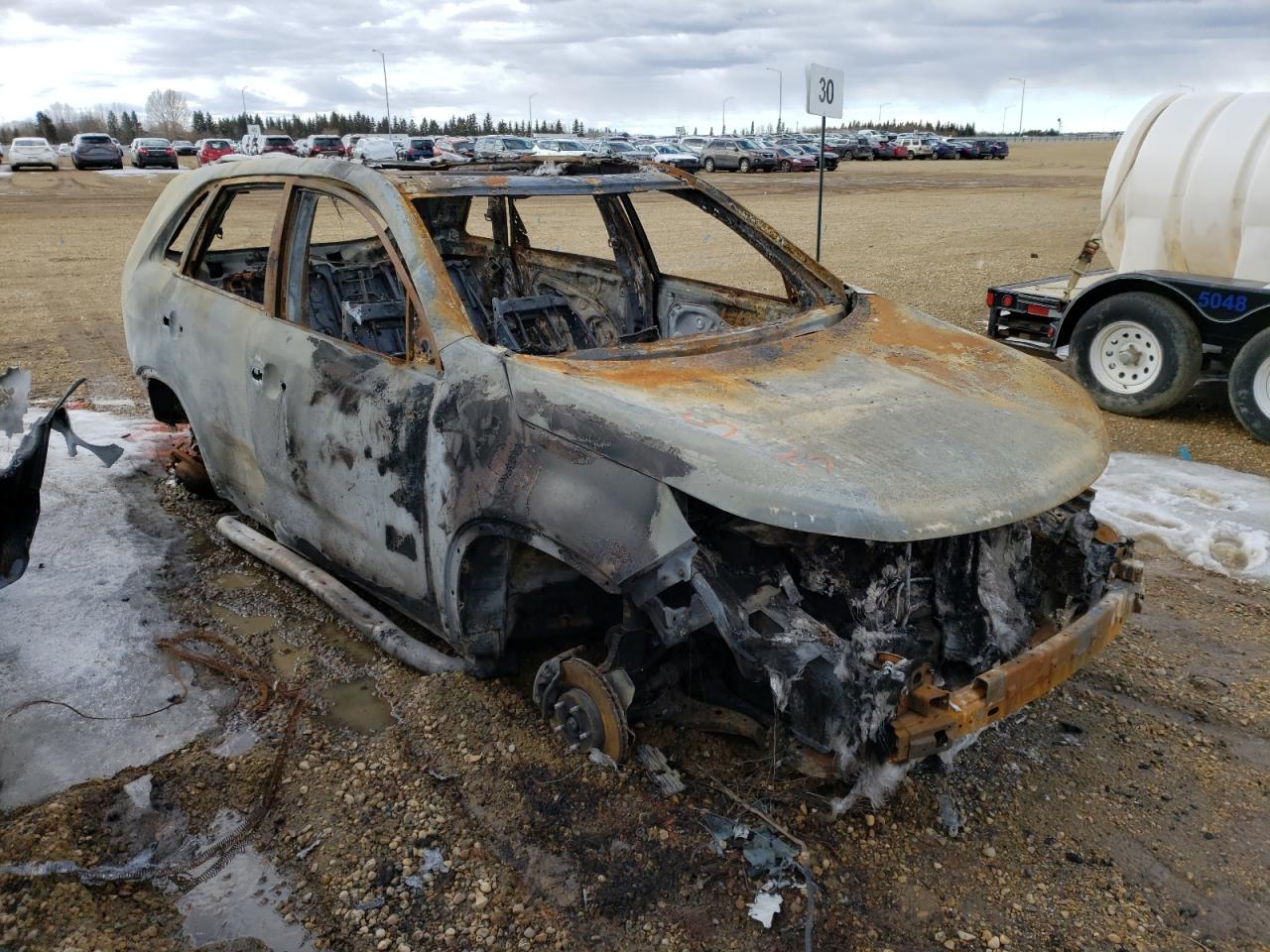 Photo 1 from auction – 2013 KIA SORENTO EX with VIN 5XYKUDA22DG423022