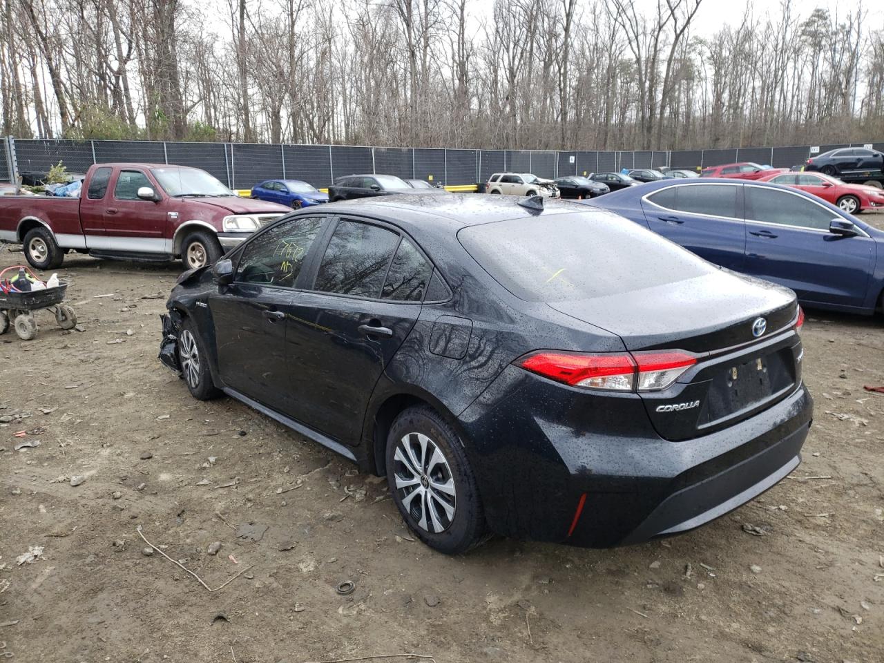 Photo 3 from auction – 2020 TOYOTA COROLLA LE with VIN JTDEBRBE4LJ006847