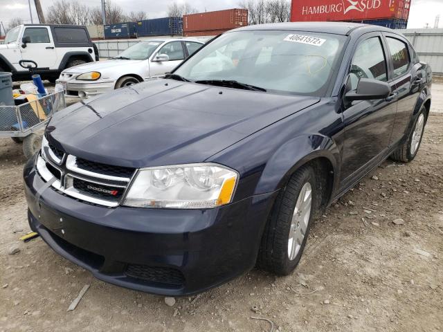 Photo 2 from auction – 2012 DODGE AVENGER SE with VIN 1C3CDZAB3CN206947