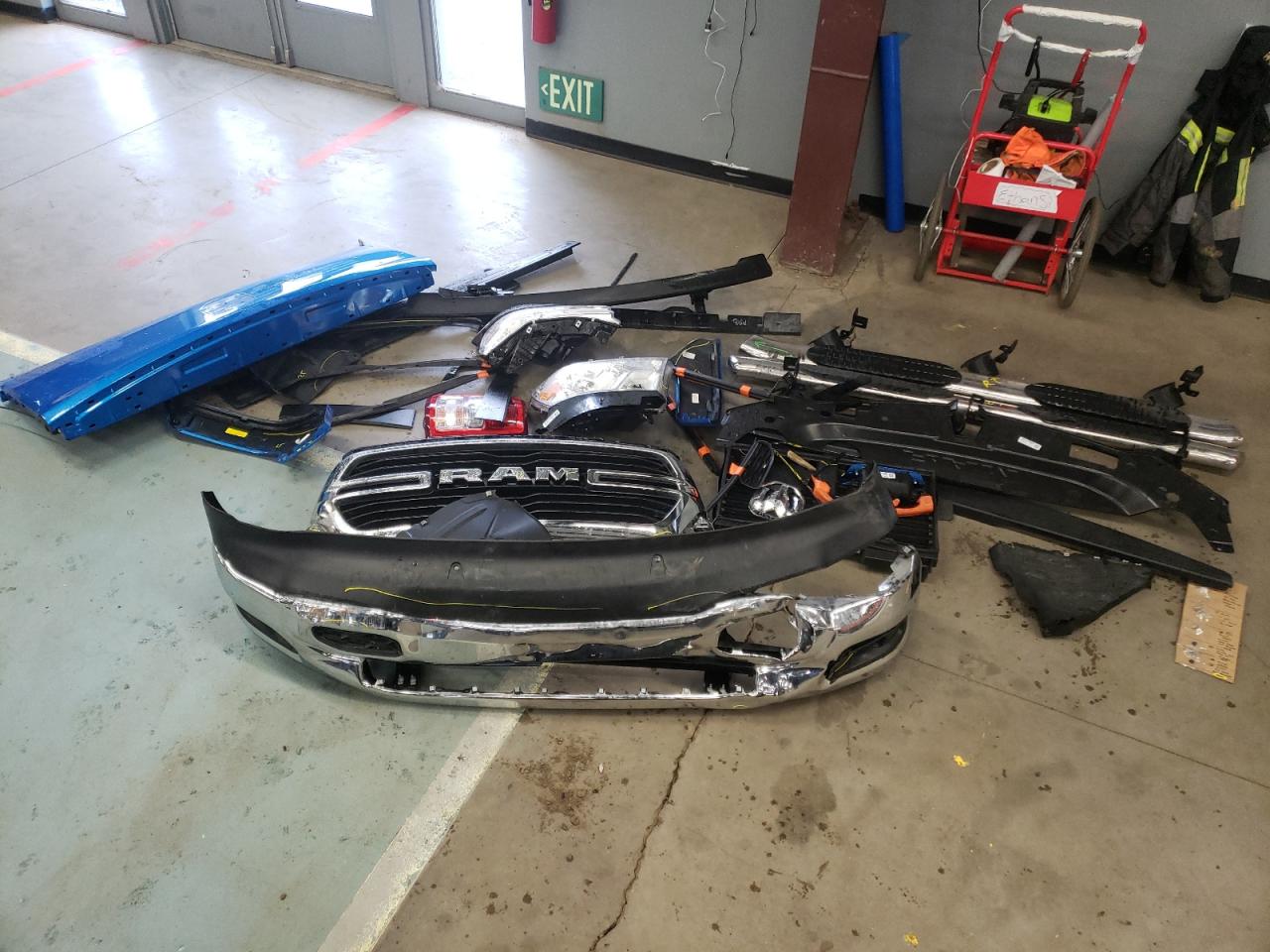 Photo 9 from auction – 2021 RAM 1500 BIG H with VIN 1C6SRFBT9MN761098