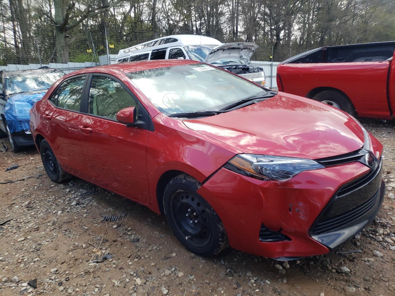 TOYOTA COROLLA L 2019 with VIN 2T1BURHE9KC130241 - Photo from auction