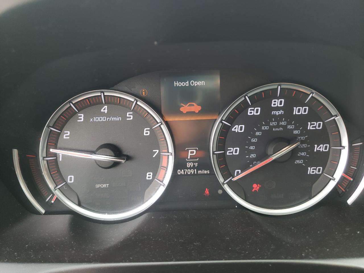 Photo 8 from auction – 2019 ACURA TLX TECHNO with VIN 19UUB1F65KA004430