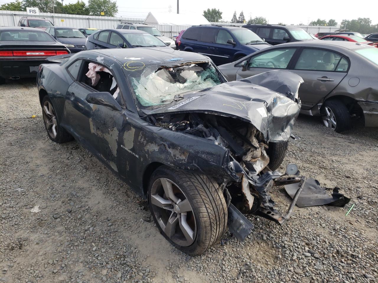 CHEVROLET CAMARO SS 2012 with VIN 2G1FJ1EJ1C9161376 - Photo from auction