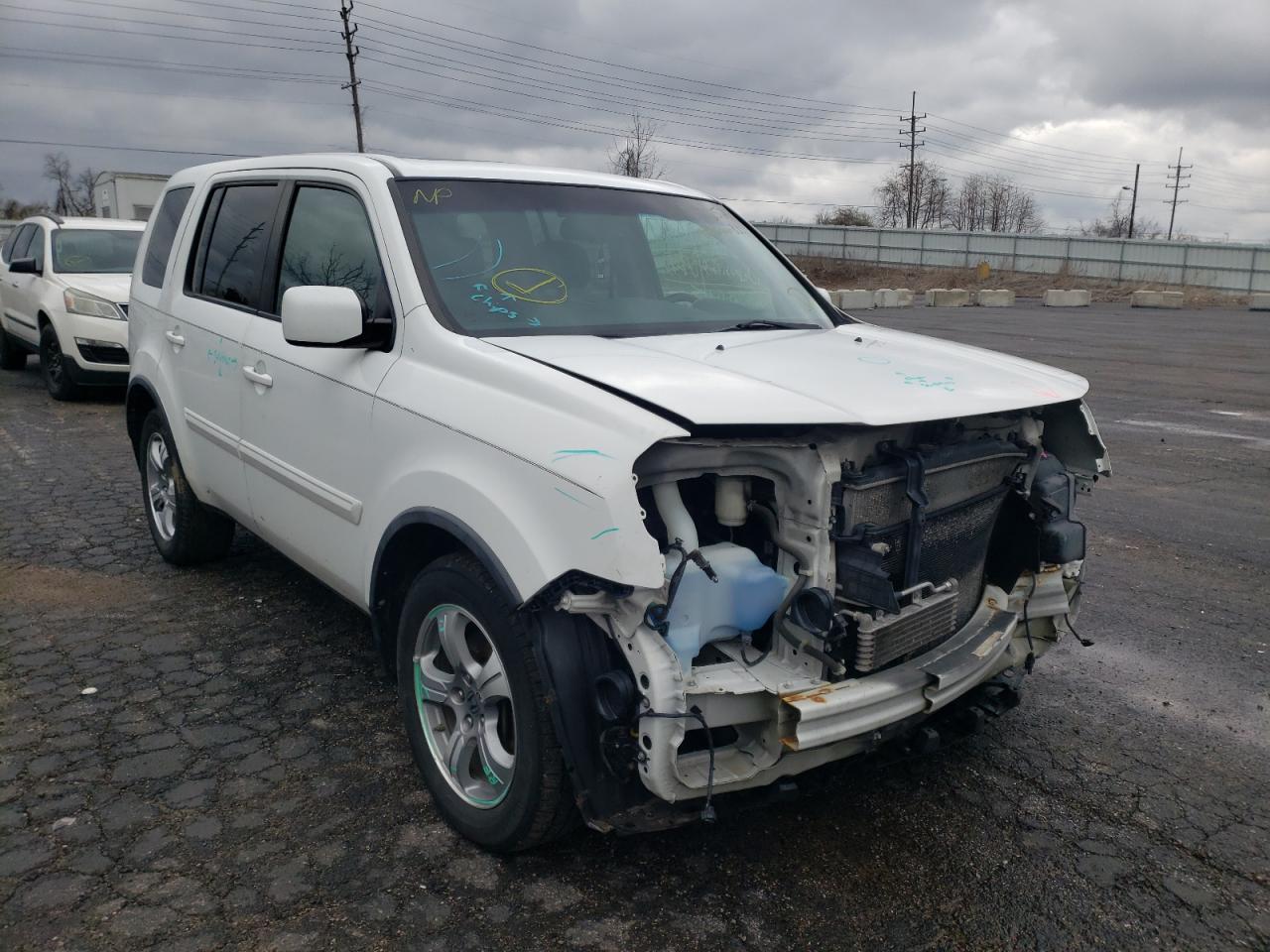 HONDA PILOT EXLN 2012 مع رقم تعريف المركبة 5FNYF4H74CB029291 - صورة من المزاد