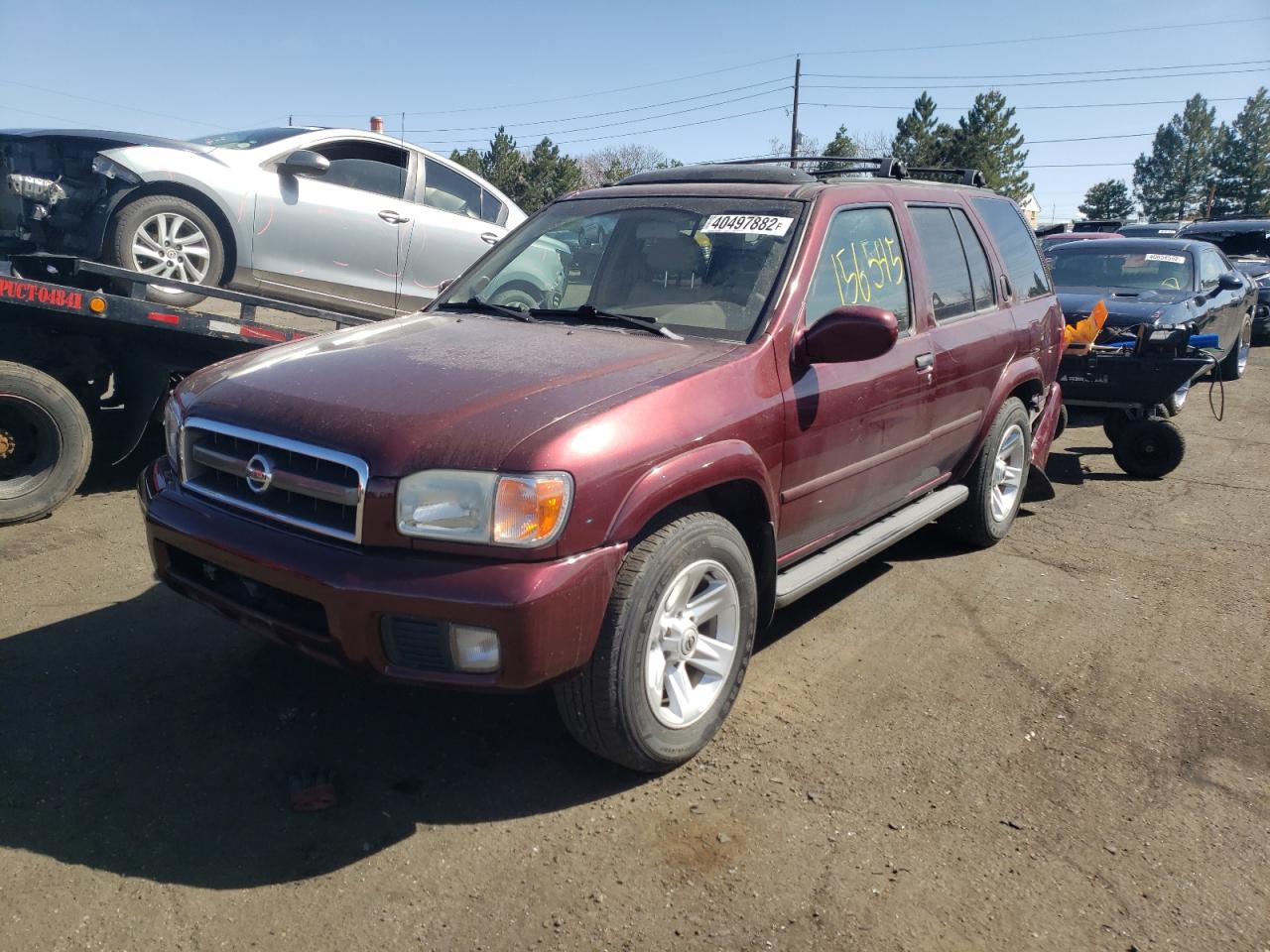 Photo 2 from auction – 2002 NISSAN PATHFINDER with VIN JN8DR09Y02W715560