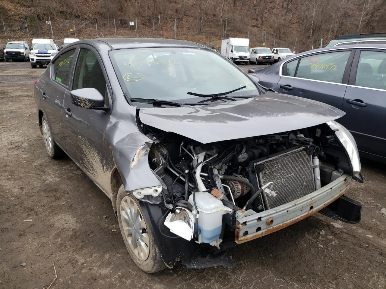 NISSAN VERSA S 2017 with VIN 3N1CN7AP5HL816769 - Photo from auction