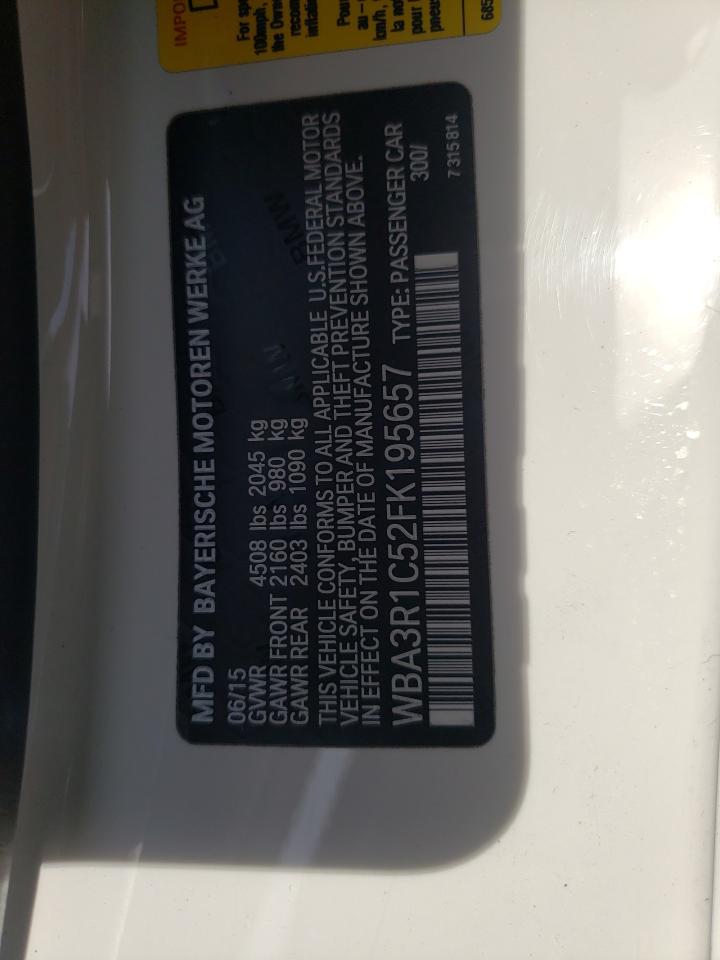 Photo 10 from auction – 2015 BMW 435 I with VIN WBA3R1C52FK195657