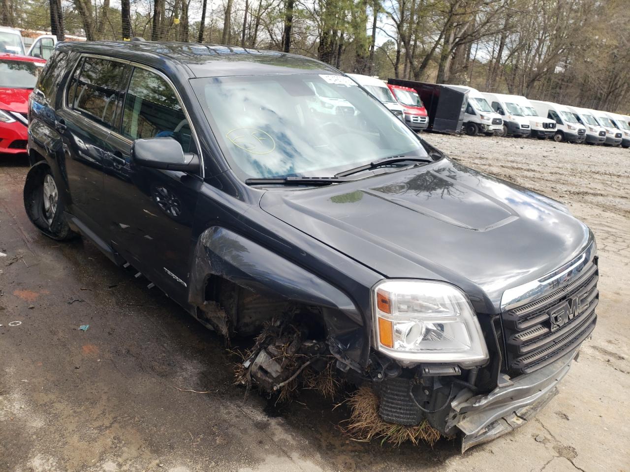 GMC TERRAIN SL 2017 with VIN 2GKALMEK2H6318013 - Photo from auction