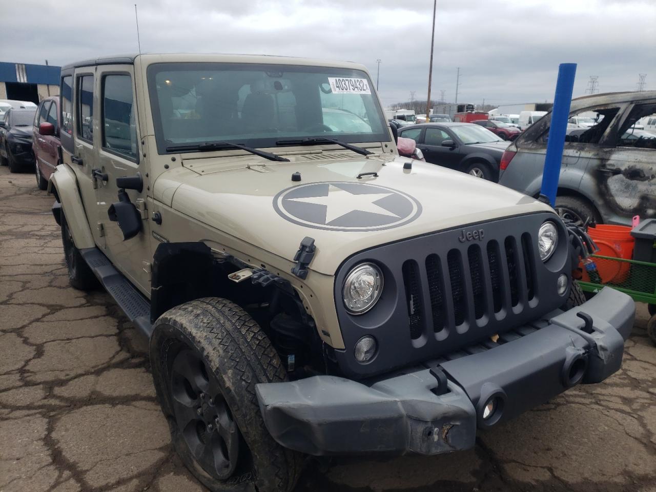 JEEP WRANGLER U 2017 with VIN 1C4BJWDG0HL563270 - Photo from auction
