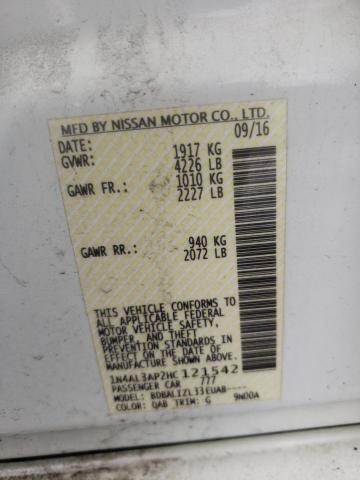 Photo 10 from auction – 2017 NISSAN ALTIMA 2.5 with VIN 1N4AL3AP2HC121542
