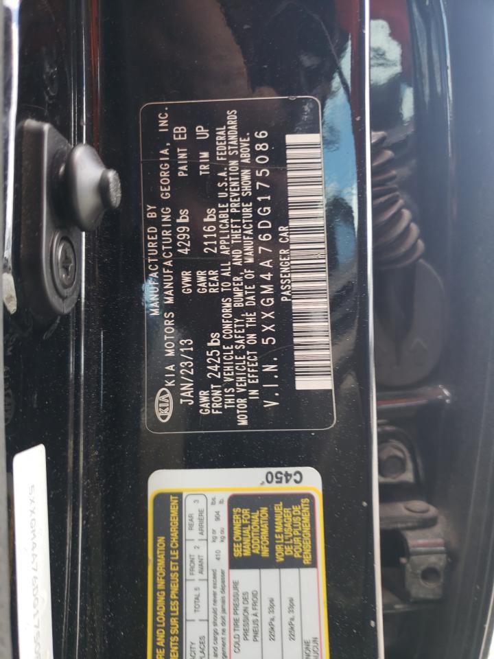 Photo 10 from auction – 2013 KIA OPTIMA LX with VIN 5XXGM4A76DG175086
