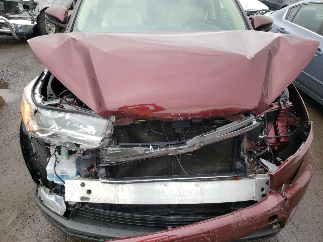 Photo 7 from auction – 2015 TOYOTA HIGHLANDER with VIN 5TDDKRFH1FS098930