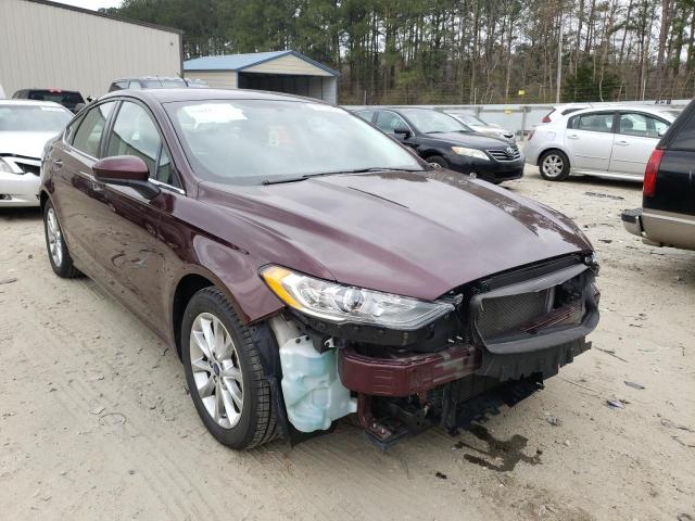 FORD FUSION SE 2017 with VIN 3FA6P0HD9HR364450 - Photo from auction