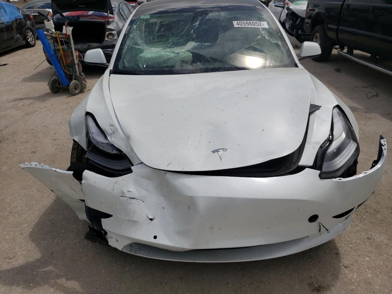 Photo 9 from auction – 2022 TESLA MODEL 3 with VIN 5YJ3E1EBXNF159096