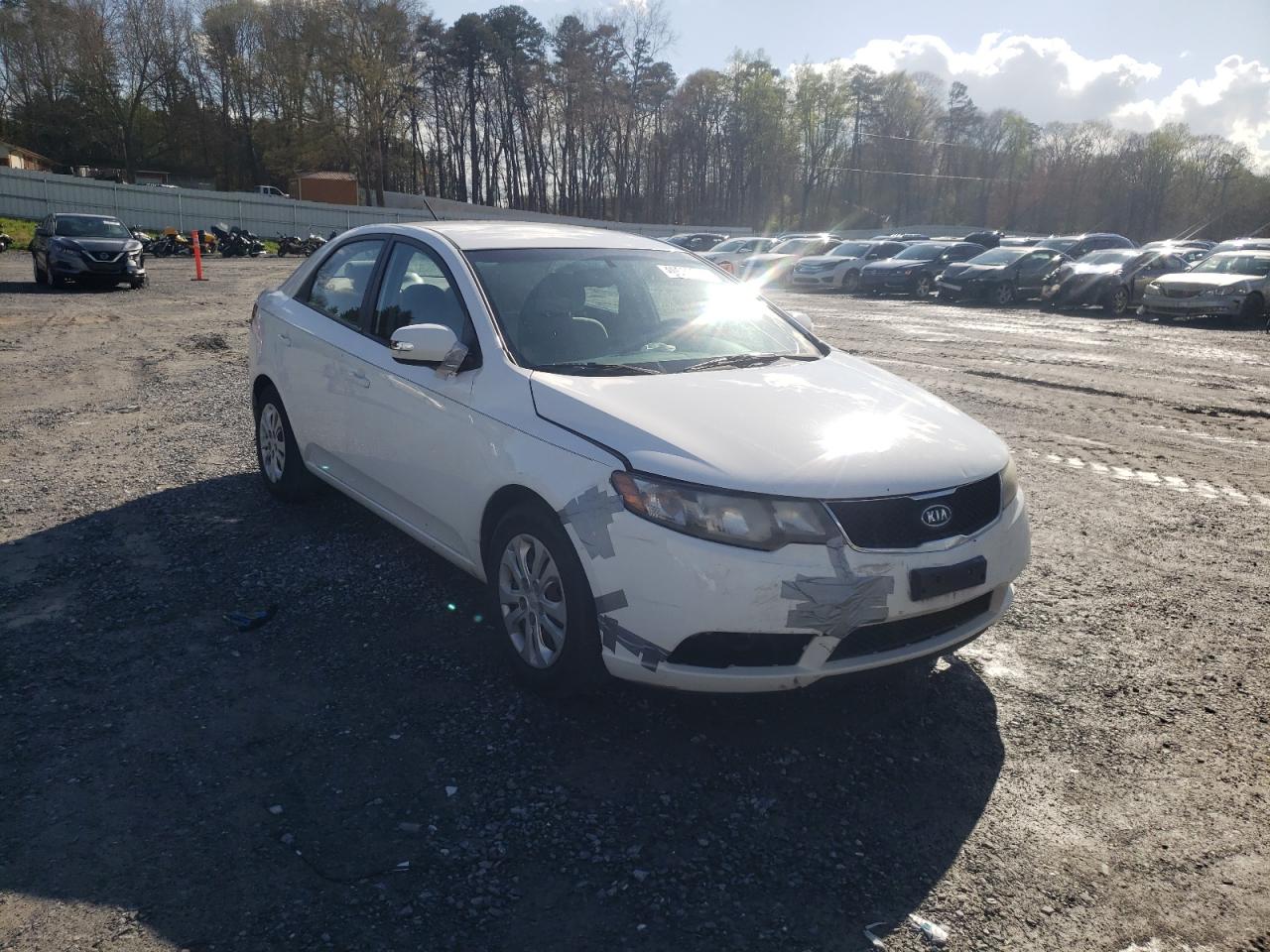 KIA FORTE EX 2010 with VIN KNAFU4A24A5855839 - Photo from auction