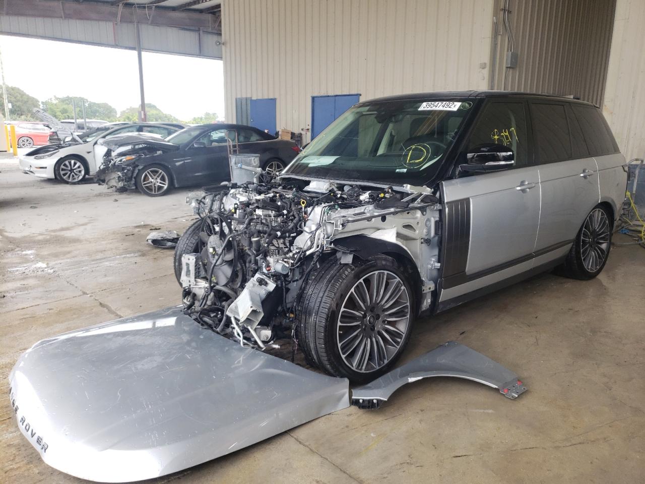 Photo 2 from auction – 2020 LAND ROVER RANGE ROVE with VIN SALGS2RU0LA591884