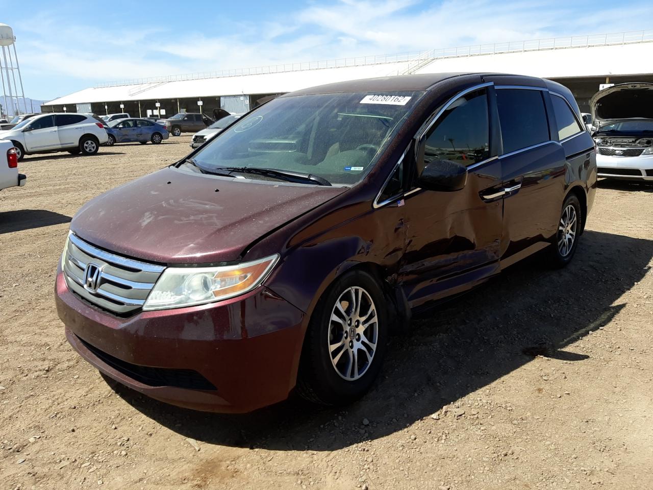 Photo 2 from auction – 2011 HONDA ODYSSEY EX with VIN 5FNRL5H48BB061622
