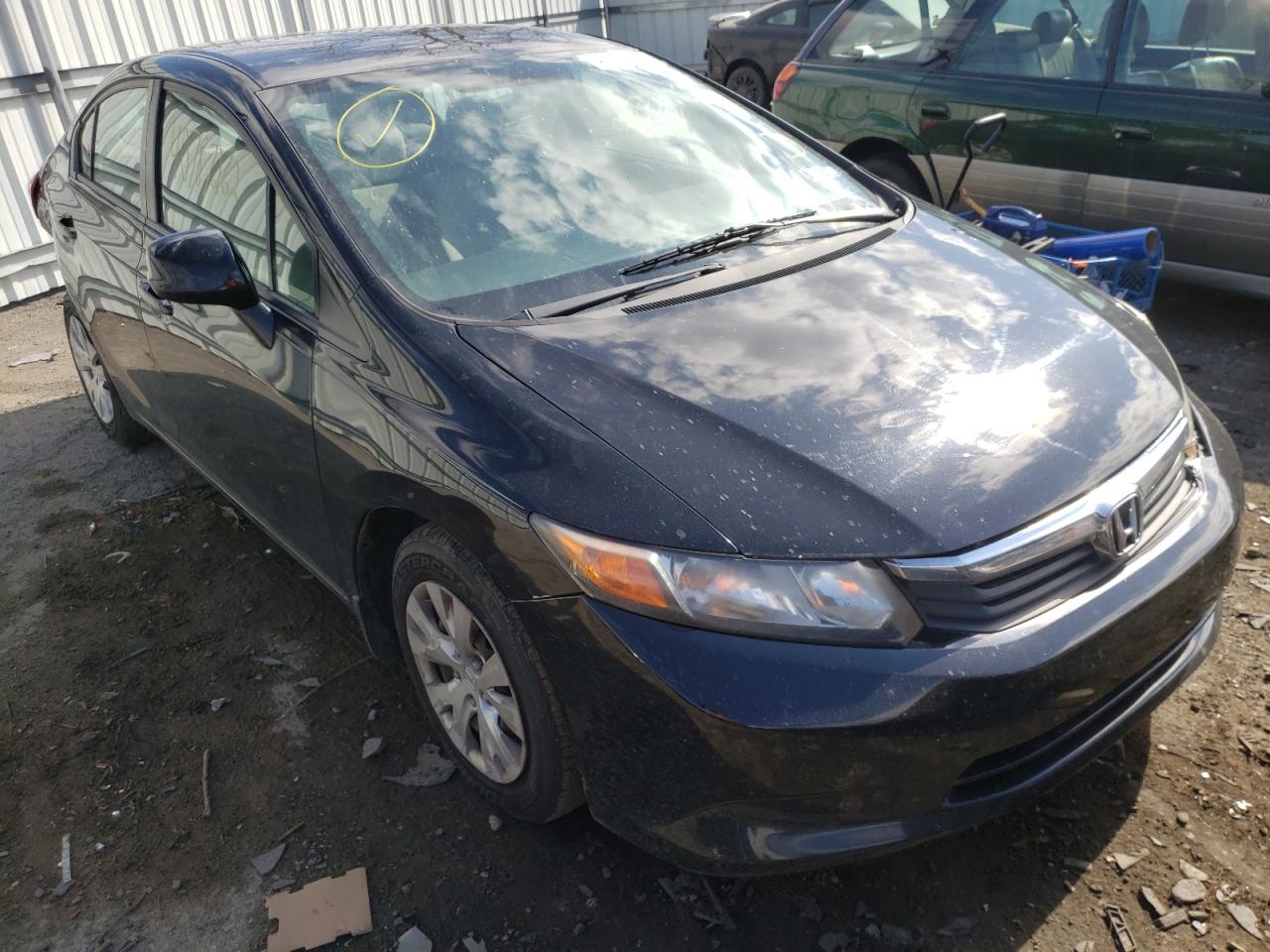 HONDA CIVIC LX 2012 with VIN 19XFB2F58CE378291 - Photo from auction