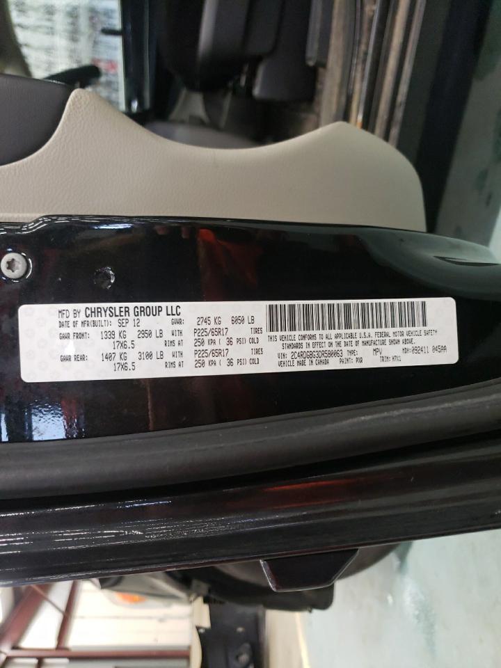 Photo 10 from auction – 2013 DODGE GRAND CARA with VIN 2C4RDGBG3DR580063