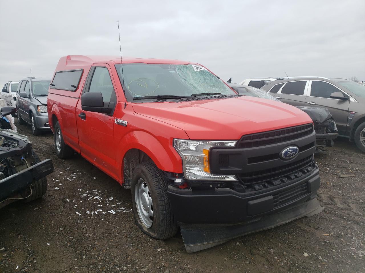 FORD F150 2019 with VIN 1FTMF1CBXKKC90368 - Photo from auction