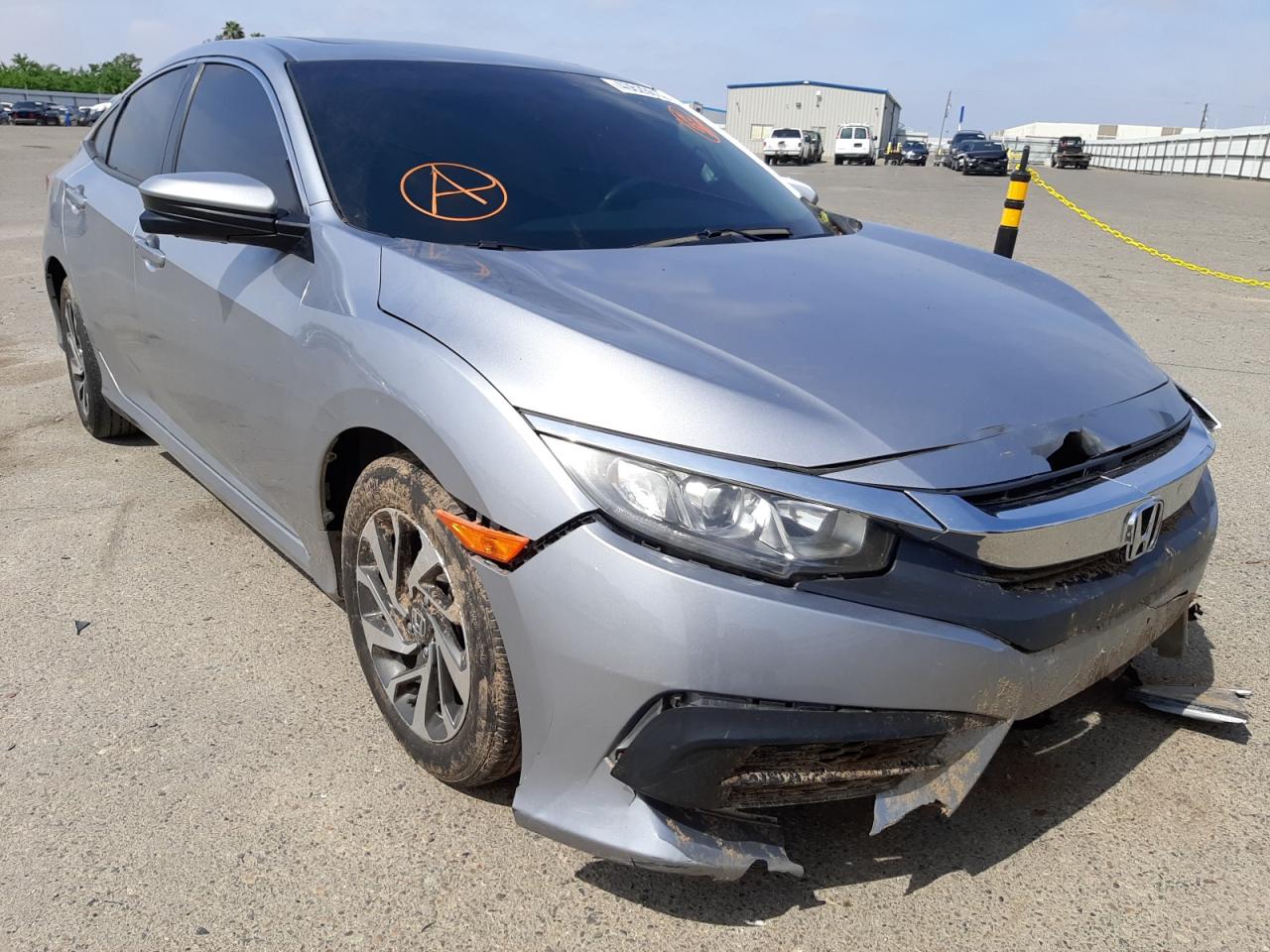 HONDA CIVIC EX 2017 with VIN 19XFC2F72HE206053 - Photo from auction