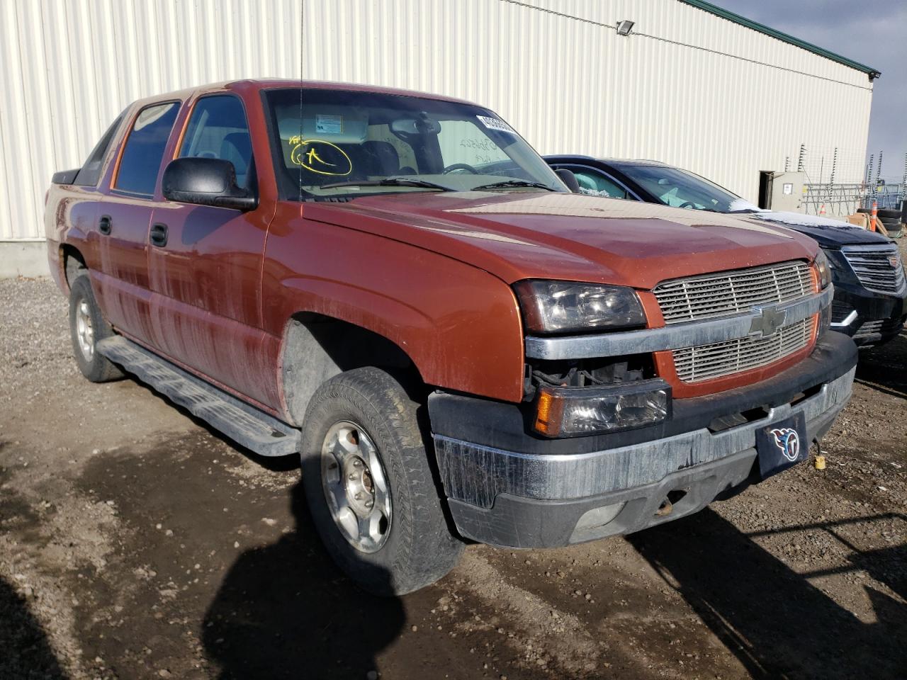 CHEVROLET AVALANCHE 2004 with VIN 3GNEK12T64G243334 - Photo from auction