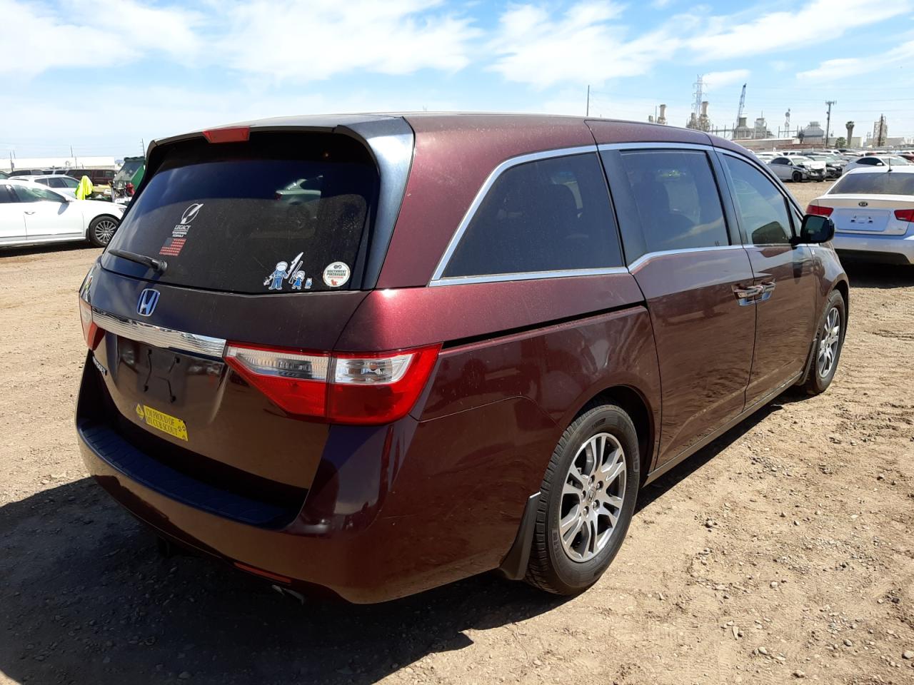 Photo 4 from auction – 2011 HONDA ODYSSEY EX with VIN 5FNRL5H48BB061622