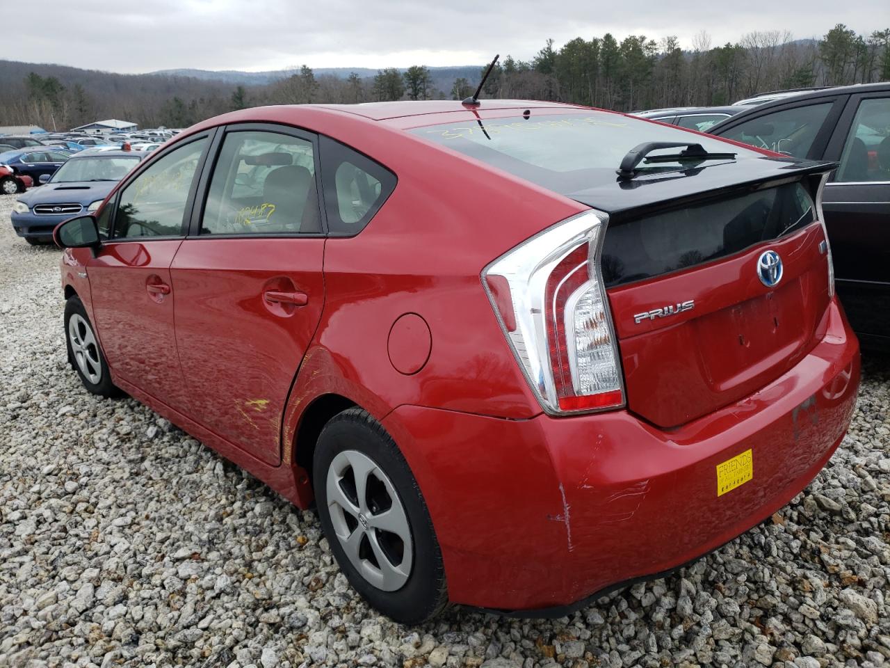 Photo 3 from auction – 2014 TOYOTA PRIUS with VIN JTDKN3DU1E0364251
