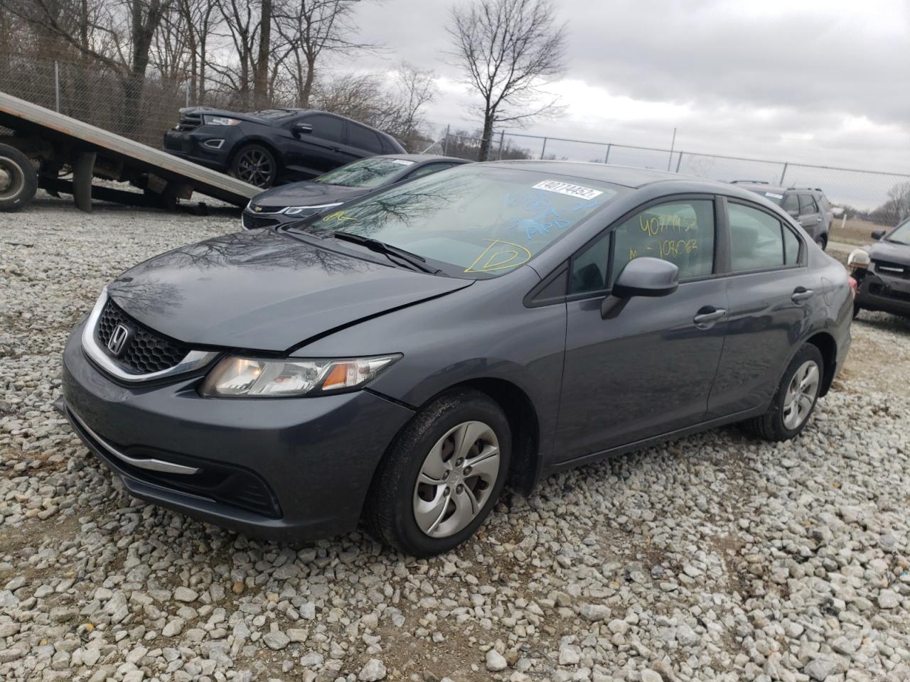 Photo 2 from auction – 2013 HONDA CIVIC LX with VIN 19XFB2F56DE024626