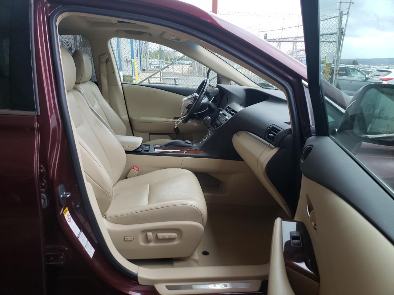 Photo 5 from auction – 2013 LEXUS RX 350 BAS with VIN 2T2BK1BA5DC186642