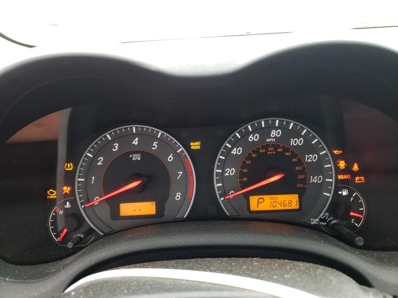 Фото 8 с аукциона – 2010 TOYOTA COROLLA BA с VIN 2T1BU4EE2AC490540
