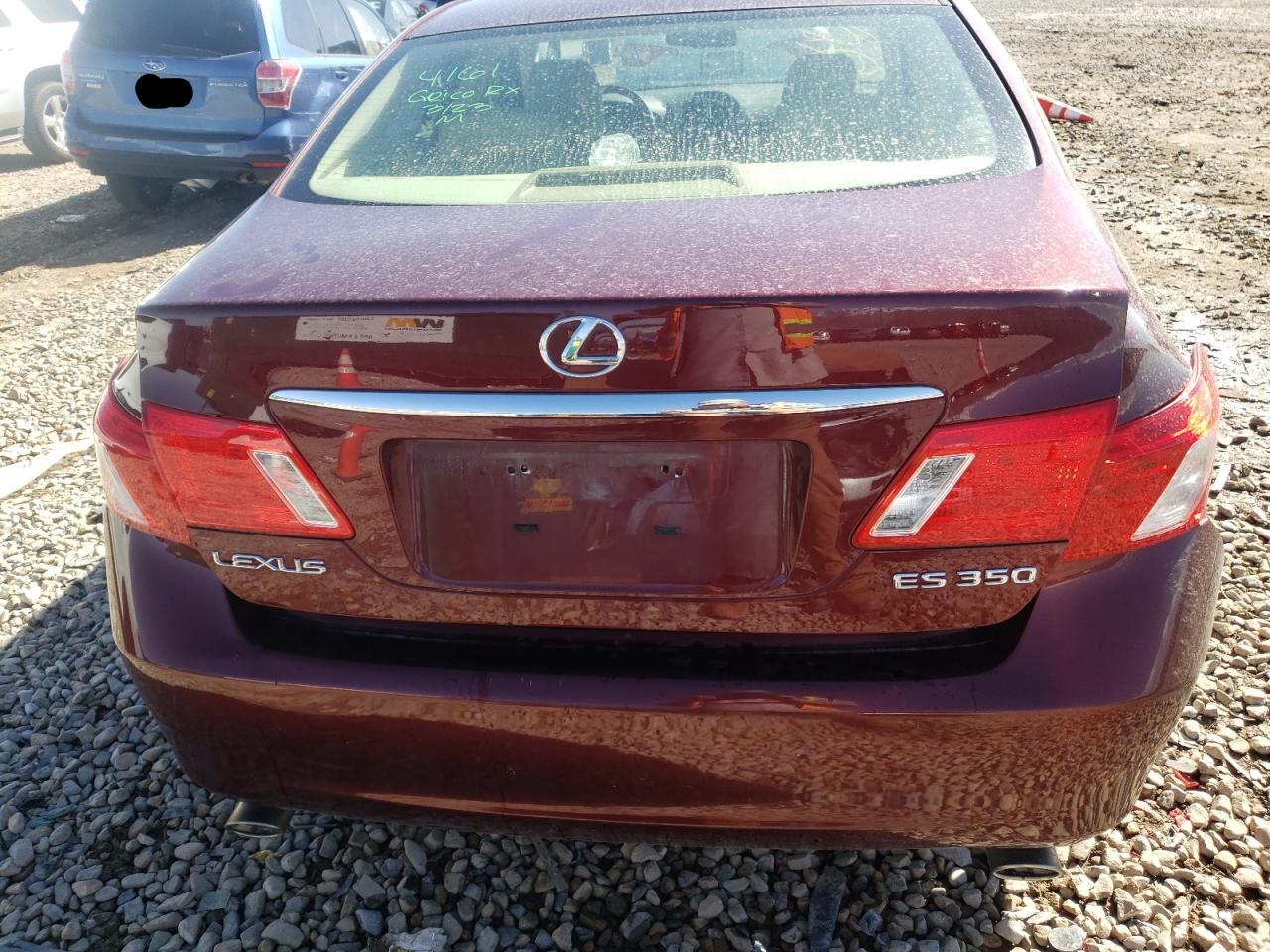 Photo 9 from auction – 2008 LEXUS ES 350 with VIN JTHBJ46G082253982