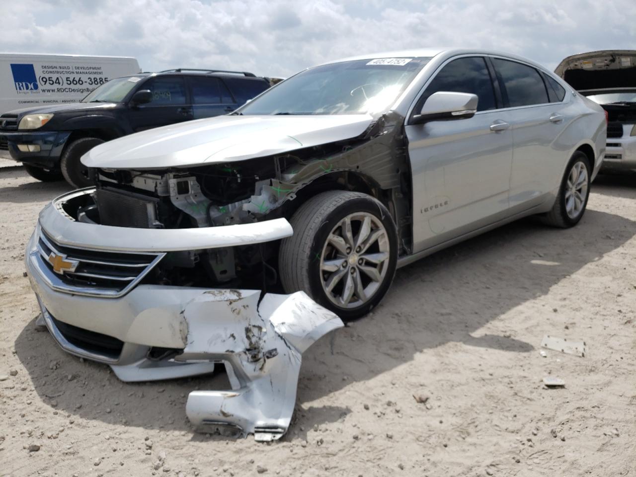Photo 2 from auction – 2017 CHEVROLET IMPALA LT with VIN 1G1105SA1HU168525