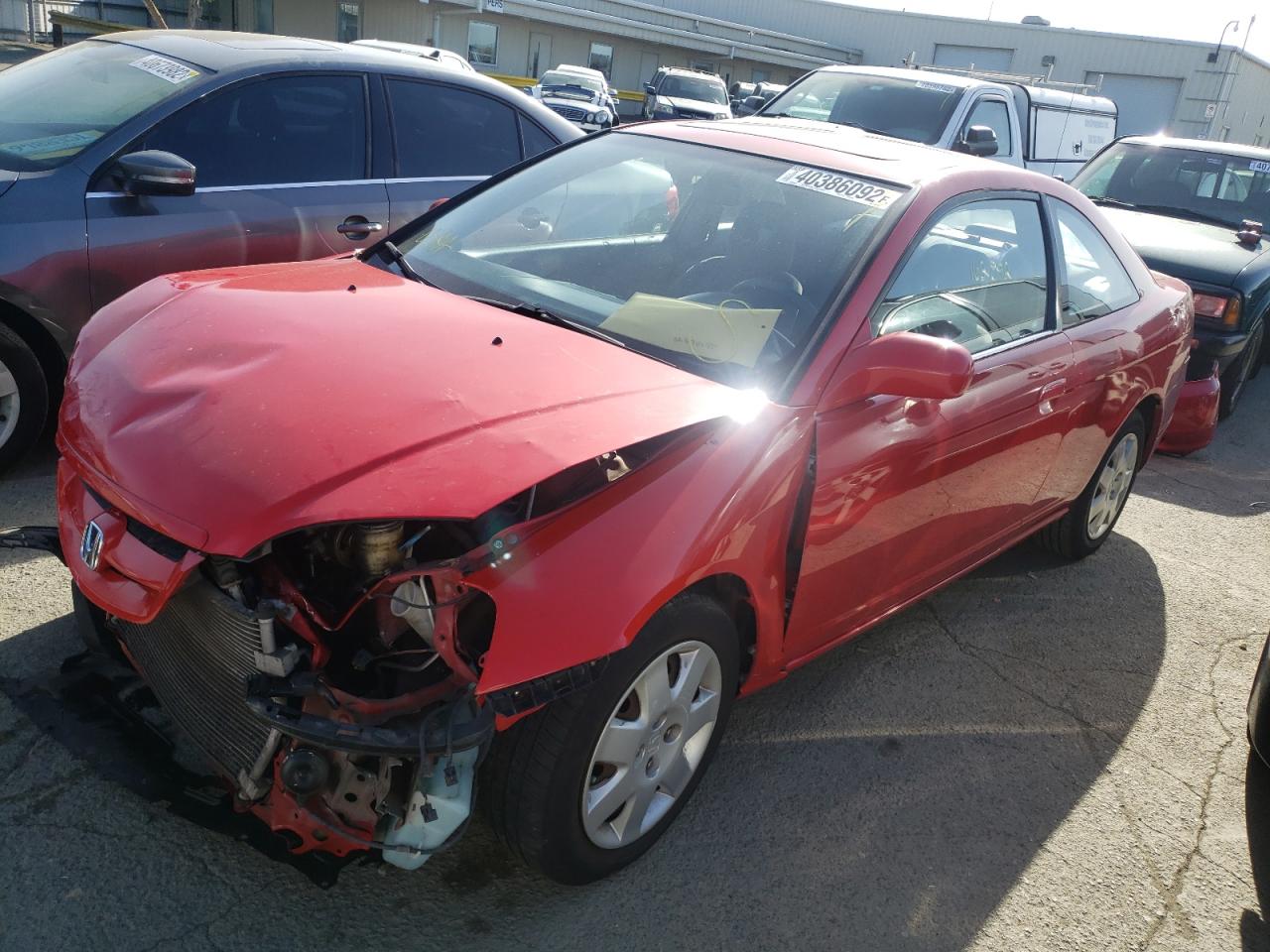 Photo 2 from auction – 2001 HONDA CIVIC SI with VIN 1HGEM229X1L009789