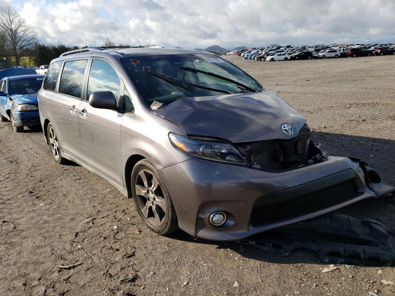 TOYOTA SIENNA SPO 2015 with VIN 5TDXK3DC0FS631061 - Photo from auction