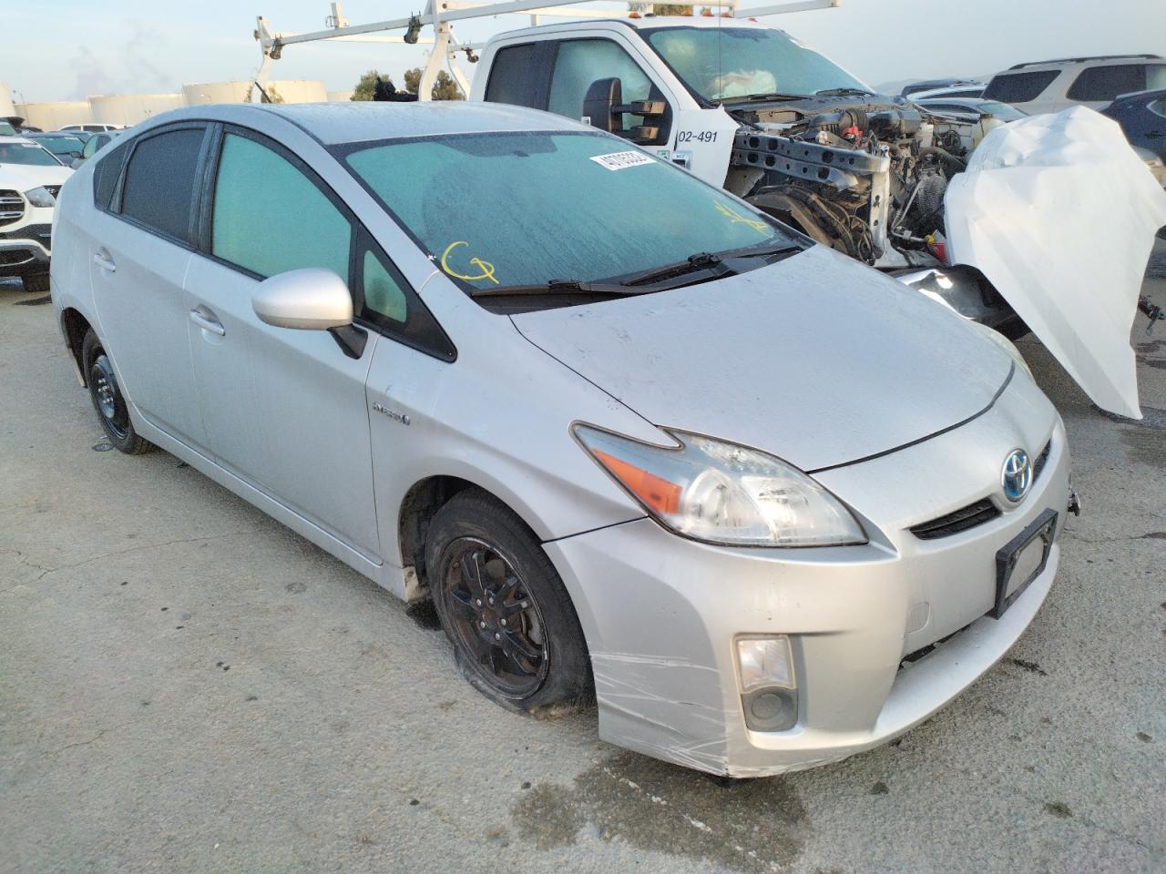 TOYOTA PRIUS 2011 with VIN JTDKN3DU2B0291628 - Photo from auction