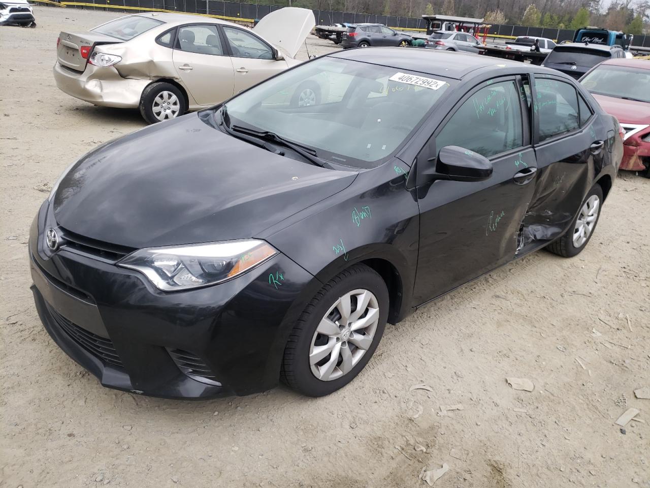 Photo 2 from auction – 2016 TOYOTA COROLLA L with VIN 2T1BURHE5GC655286