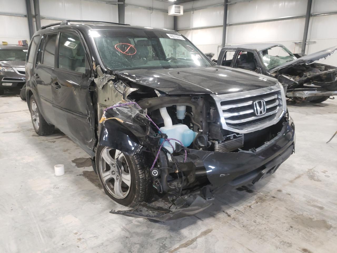 HONDA PILOT EXL 2012 with VIN 5FNYF4H63CB086007 - Photo from auction