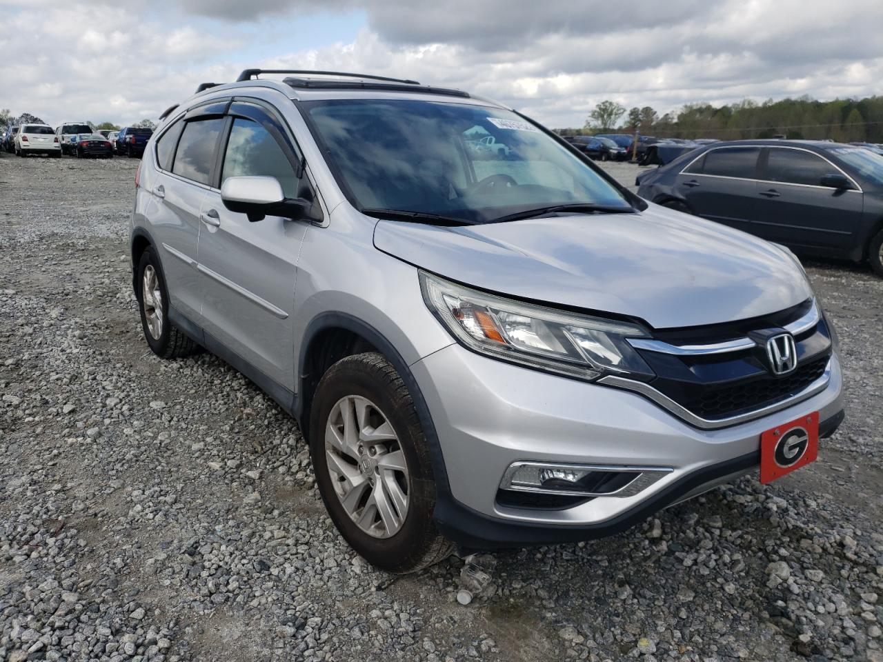 HONDA CR-V EXL 2015 with VIN 2HKRM3H72FH522980 - Photo from auction