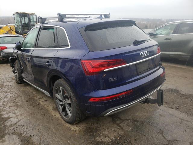 Photo 3 from auction – 2021 AUDI Q5 PREMIUM with VIN WA1BAAFY5M2010357