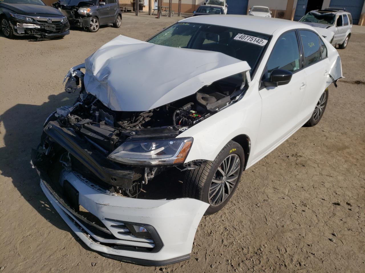 Photo 2 from auction – 2018 VOLKSWAGEN JETTA SE with VIN 3VWDB7AJ5JM231354
