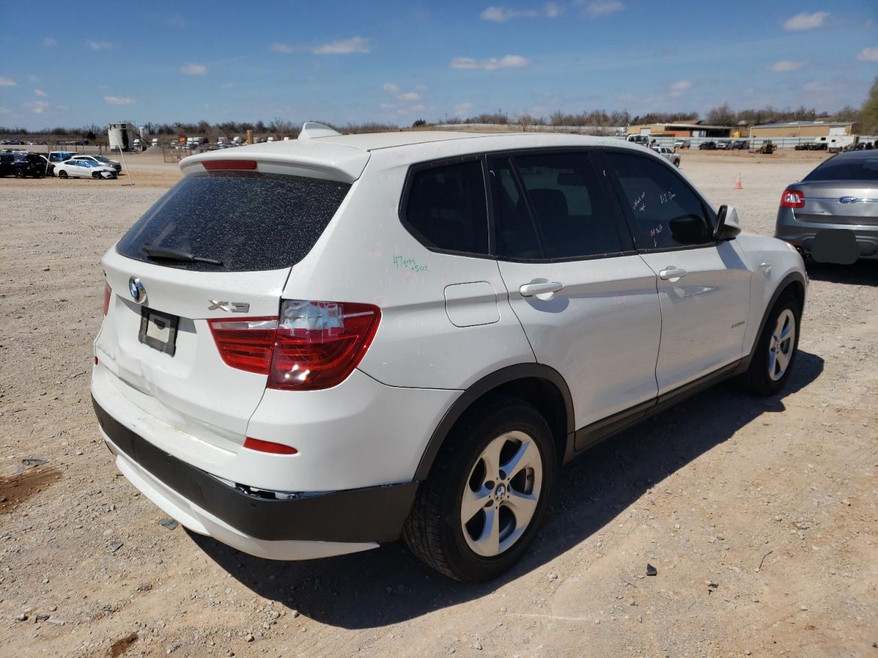 Photo 4 from auction – 2012 BMW X3 XDRIVE2 with VIN 5UXWX5C52CL727295