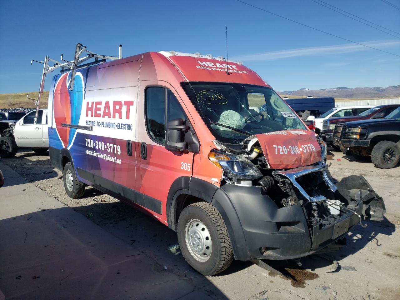 Фото 1 с аукциона – 2020 RAM PROMASTER с VIN 3C6URVJG4LE116238